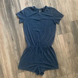 Blue Forever 21 Romper